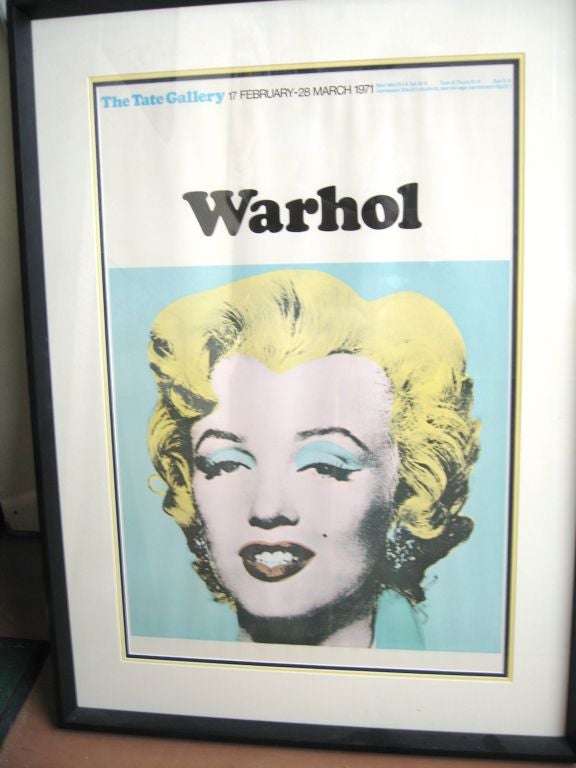Andy Warhol Exhibition Poster for the Tate Gallery 2