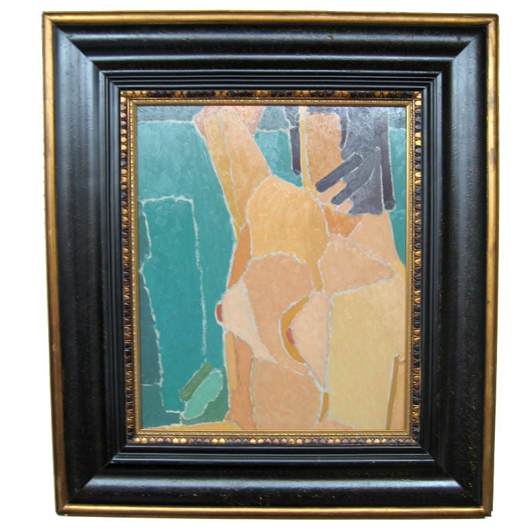 Ralph Gagnon Oil on Artist Board of Female Nude