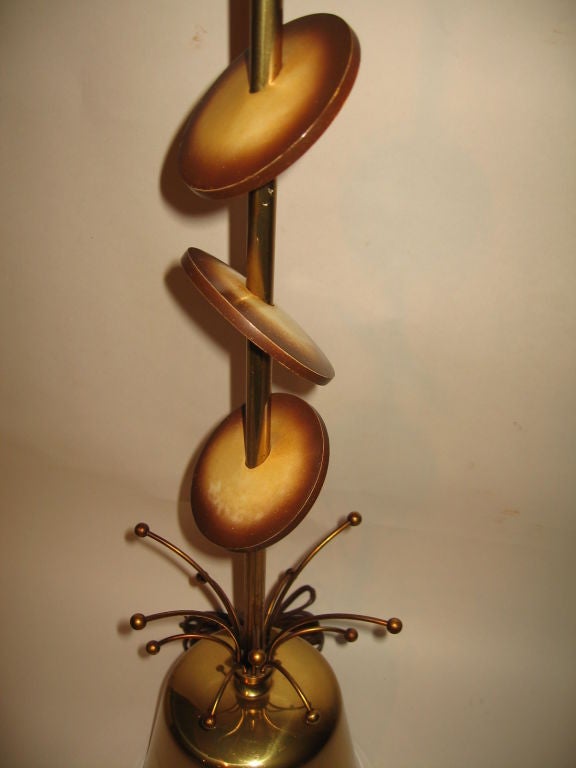 Brass Pair of Large Rembrandt Table Lamps