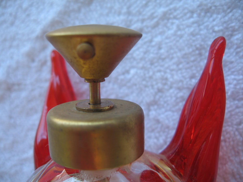 Murano Glass Scottie Dog Perfume Atomizer 2