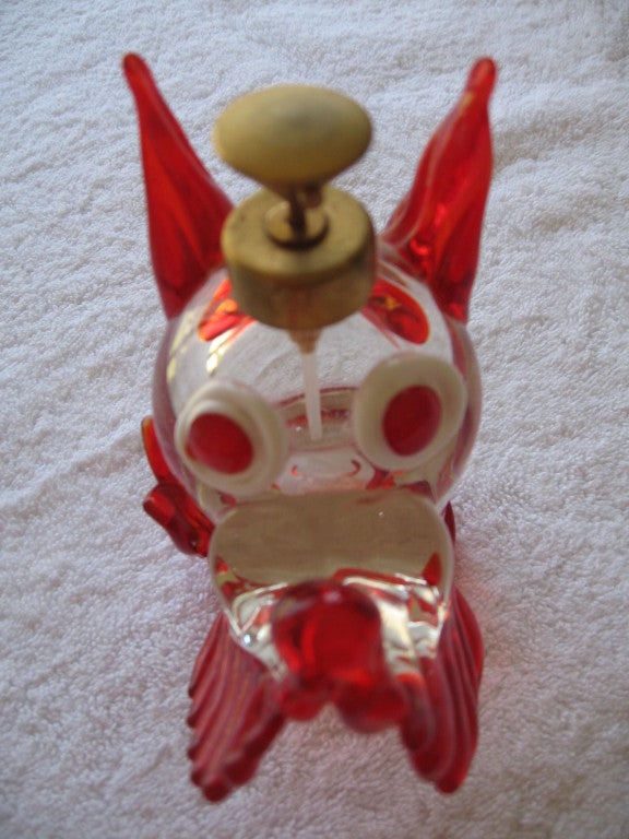 Murano Glass Scottie Dog Perfume Atomizer 3