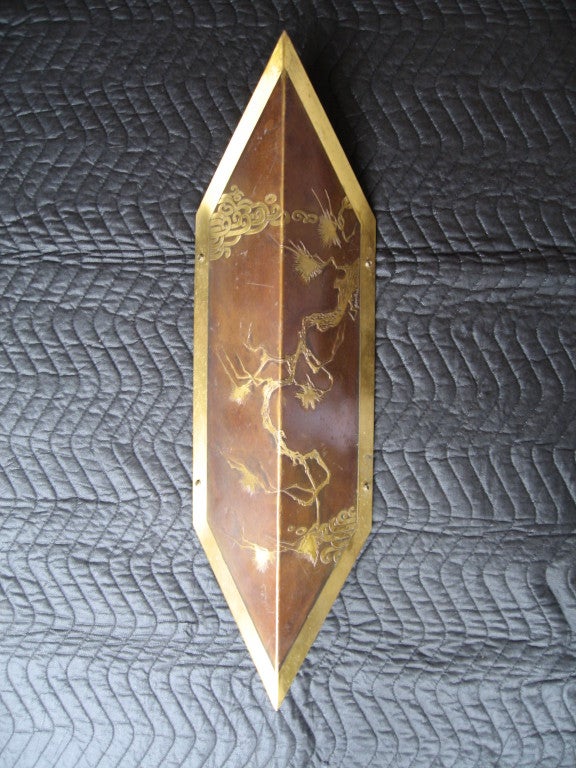 Rare Garland Originals Mixed Metals Wall Sconce