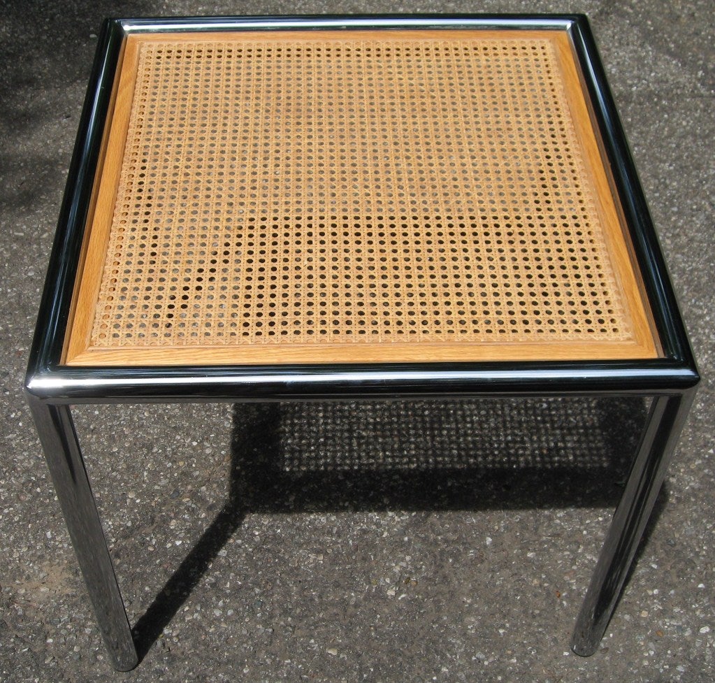 American Pair  Milo Baughman End Tables  for Design Institute of America