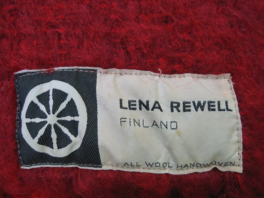 Lena Rewell of Finland Wool Afghan or Throw 3