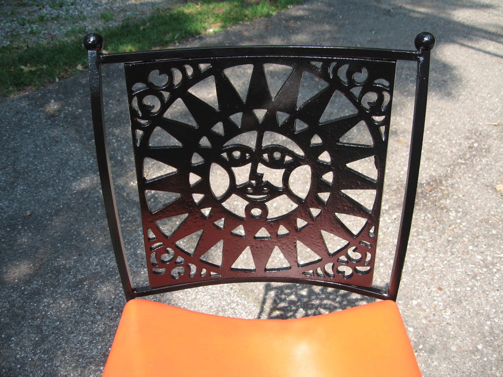 Set of Four Arthur Umanoff Bar Stools for Shaver Howard 2