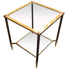 Maison Jansen Solid Brass Large End Table