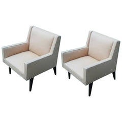 Pair of Dunbar Lounge Chairs by Edward Wormley