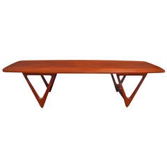 Vintage Kurt Ostervig for Jason Mobler Teak Coffee Table