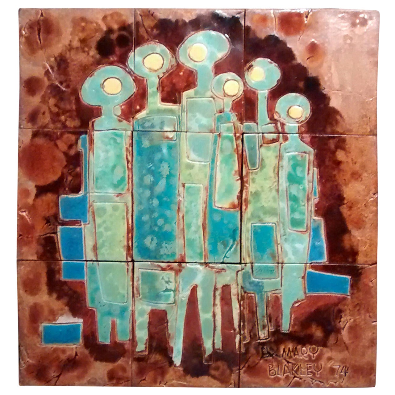 Amazing Tile Wall Hanging by Mary Blakley