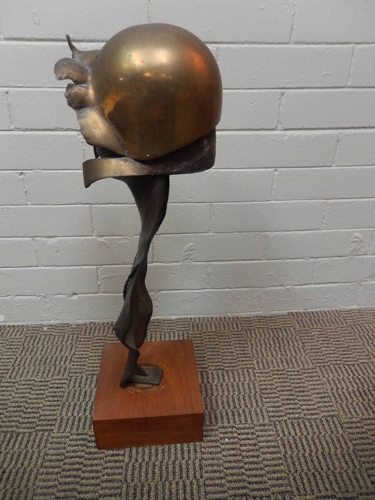 American William Ludwig Bronze Female Form Bust For Sale