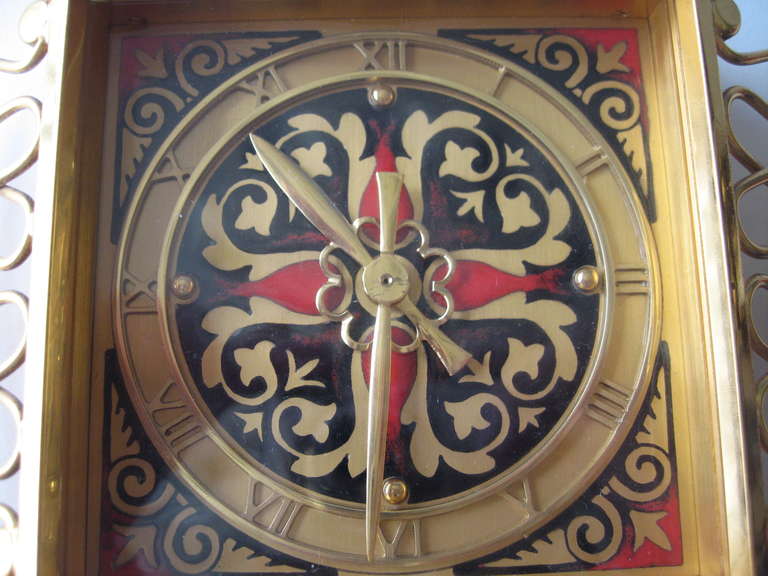 Renaissance Revival Exquisite Gubelin Swiss Carriage Clock In The Style of Poillerat