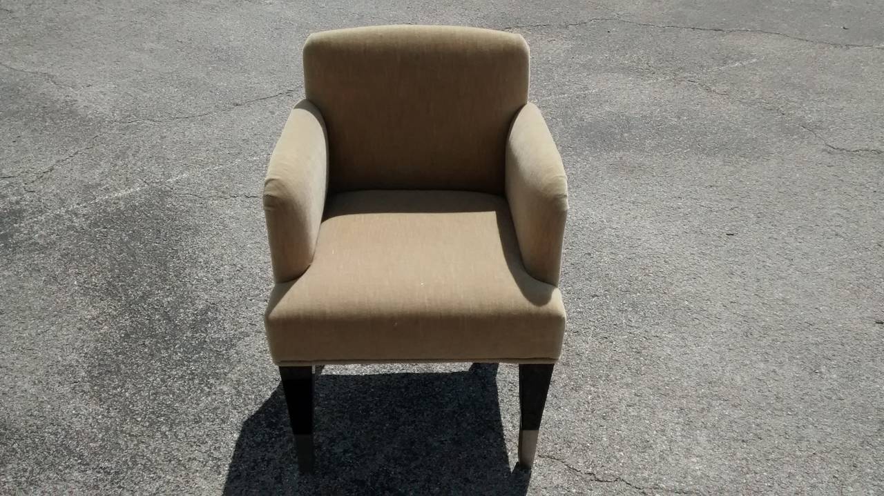 Art Deco Pair of Angelo Donghia Armchairs For Sale