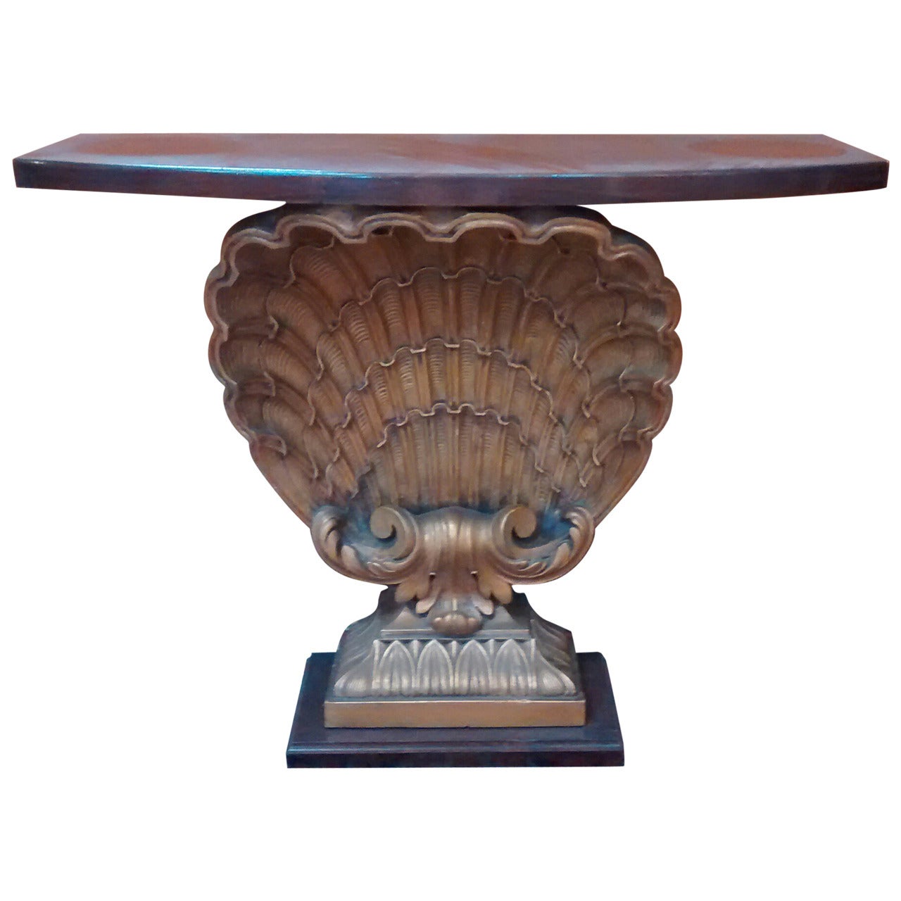 Grosfeld House Shell Form Console Table For Sale