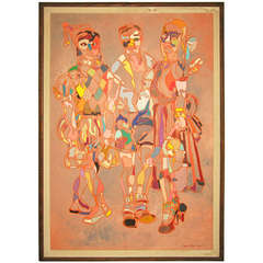 Malcolm Edgar Case Modernist Painting