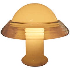 Vetri Murano Mushroom Form Table Lamp