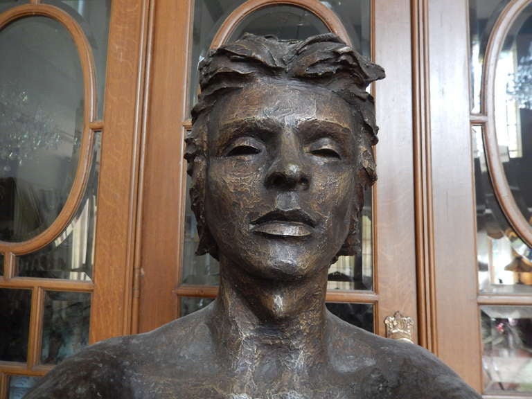 Modern Victor Salmones Monumental Bronze Sculpture