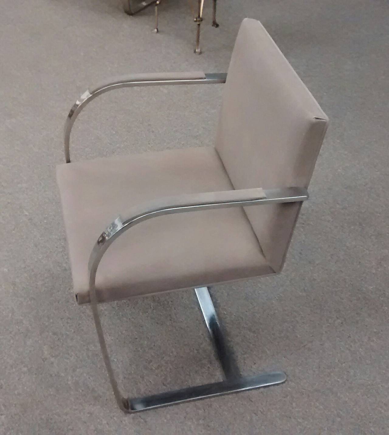 Recent estate find is this pair of Mies van der Rohe designed Brno armchairs, dating to the early 1960s. 

Retrieved from their original location at Lafayette Towers in Detroit, a Mies designed pair of high rises. 

Covered in their original
