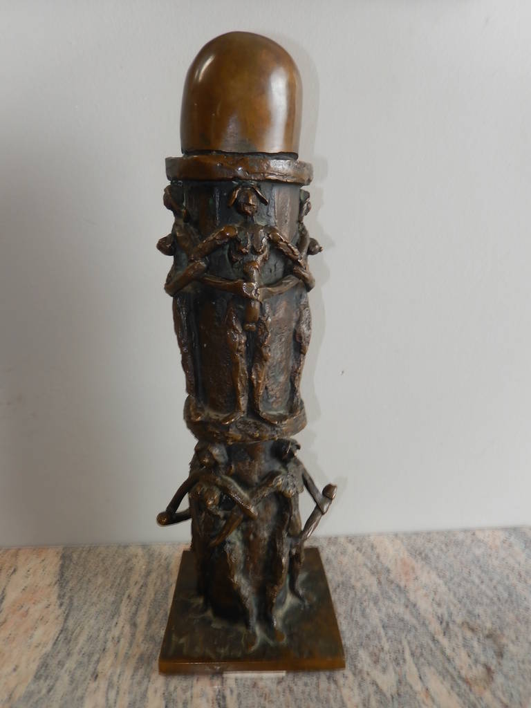 Prince Monyo Phallic Bronze Sculpture