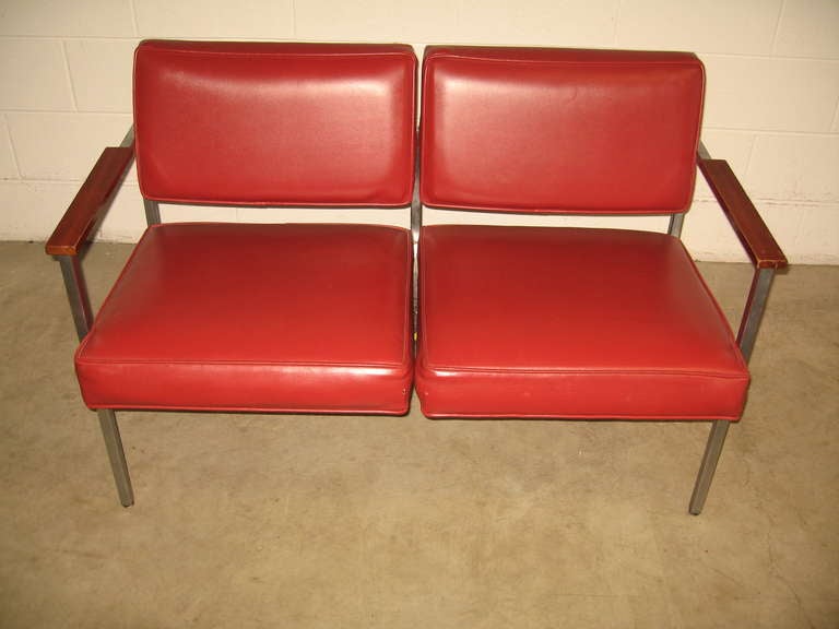 PVC Steelcase Settee or Loveseat