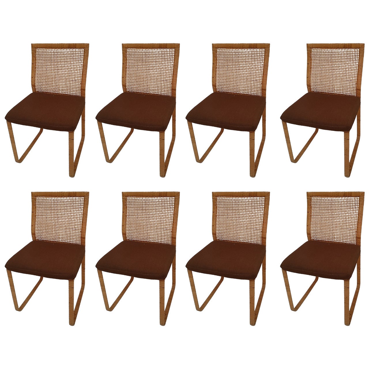 Set of Eight Harvey Probber Chairs