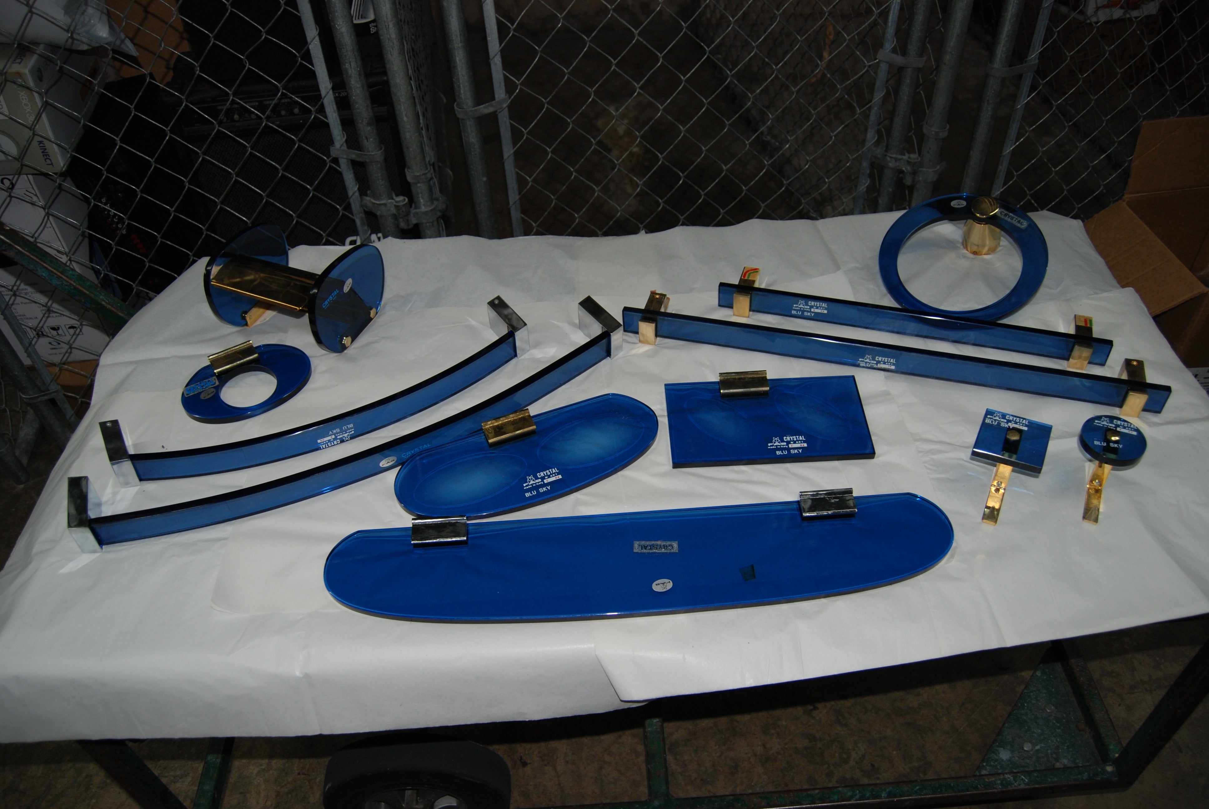 Wonderful  Crystal Bathroom Accessories by Fontana Arte