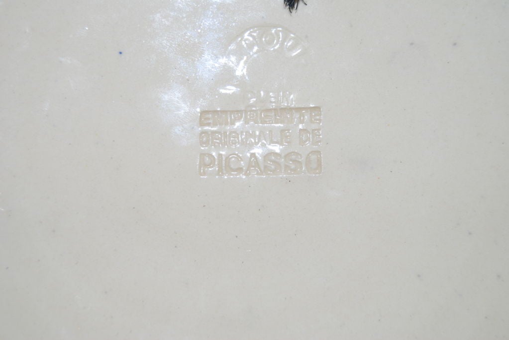 PICASSO MADOURA CERAMIC PLATE