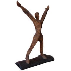 SIGNED GEORGE BUCHER FIGURAL SCULPTURE