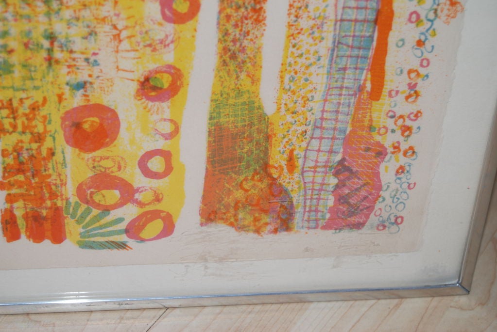 Late 20th Century SIGNED AND NUMBERED ROBERT NATKIN LITHOGRAPH