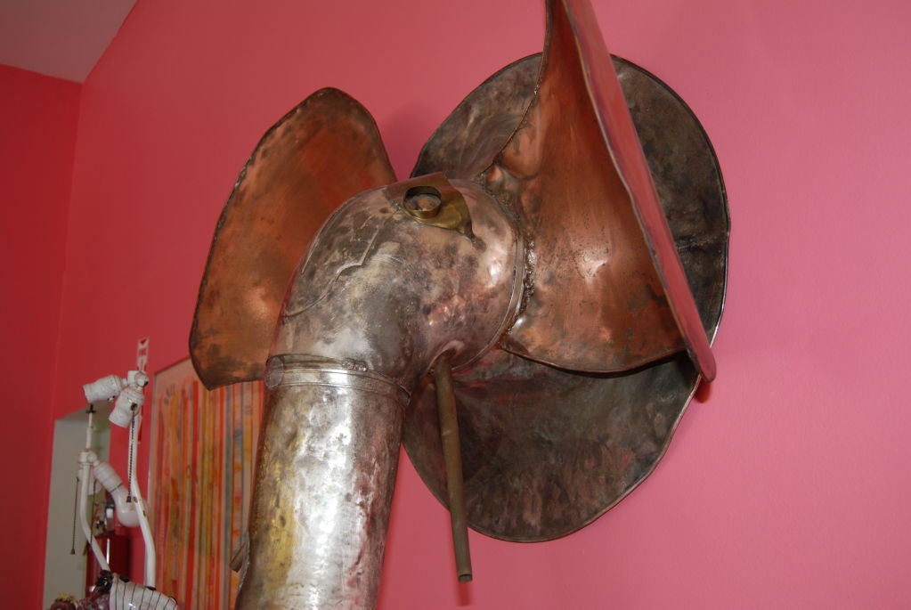 20th Century Folk Art Elephant Sculpture For Sale