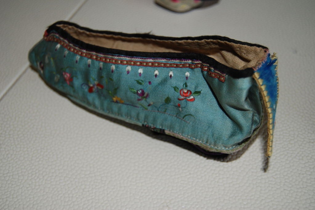 Collection Of 19th Century Chinese Embroidered Shoes 3