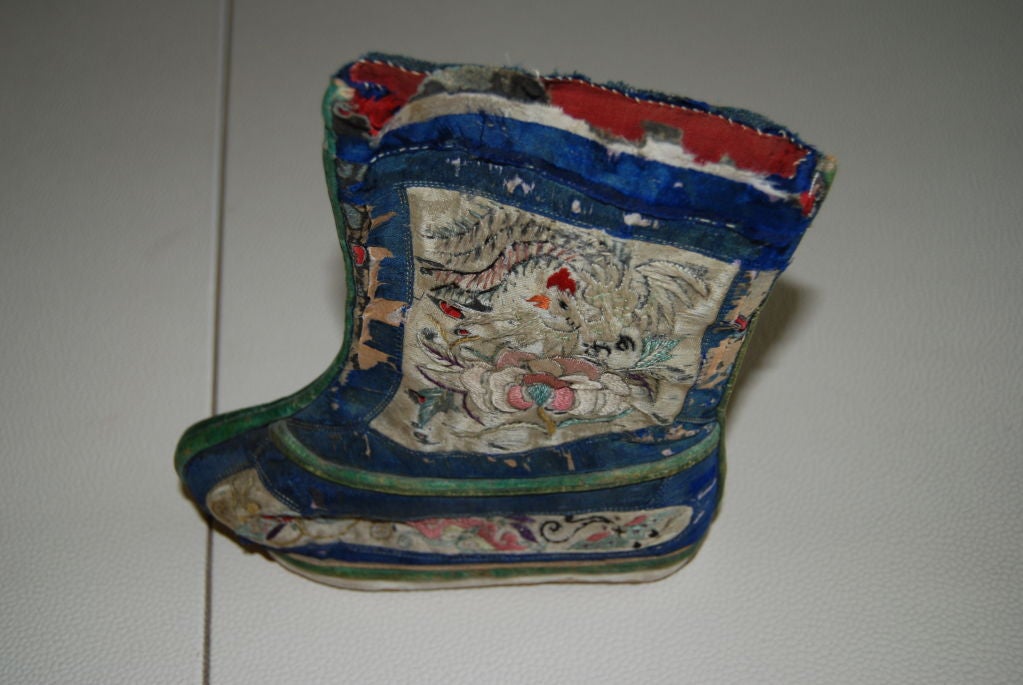 Collection Of 19th Century Chinese Embroidered Shoes 5