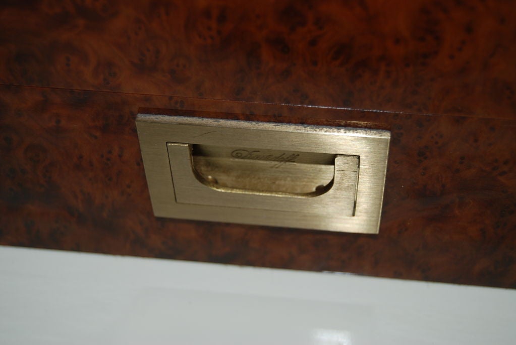 20th Century EXCELLENT DAVIDOFF HUMIDOR WITH CIGAR SCISSORS