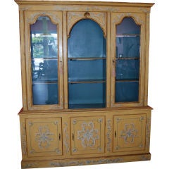 WONDERFUL HAND PAINTED ITALIAN BREAKFRONT