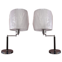 WONDERFUL PAIR OF DESK / BEDSIDE TABLE LAMPS