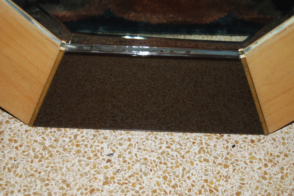 Brass Loran Marsh Mirror For Sale