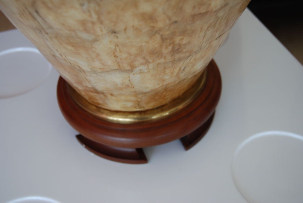 THE BEST ! PAIR OF CAPIZ SHELL LAMPS