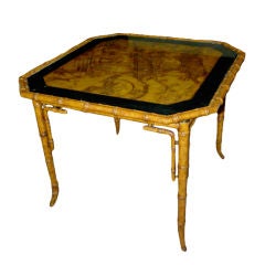 STRIKING GAME TABLE WITH ASIAN MOITIF