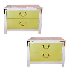 SUPERB PAIR OF ROMWEBER NIGHTSTANDS