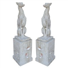 Pair Of Dog Statues