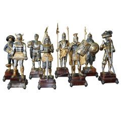Vintage FINE COLLECTION OF GIPPE  VASANI ARMORED KNIGHTS