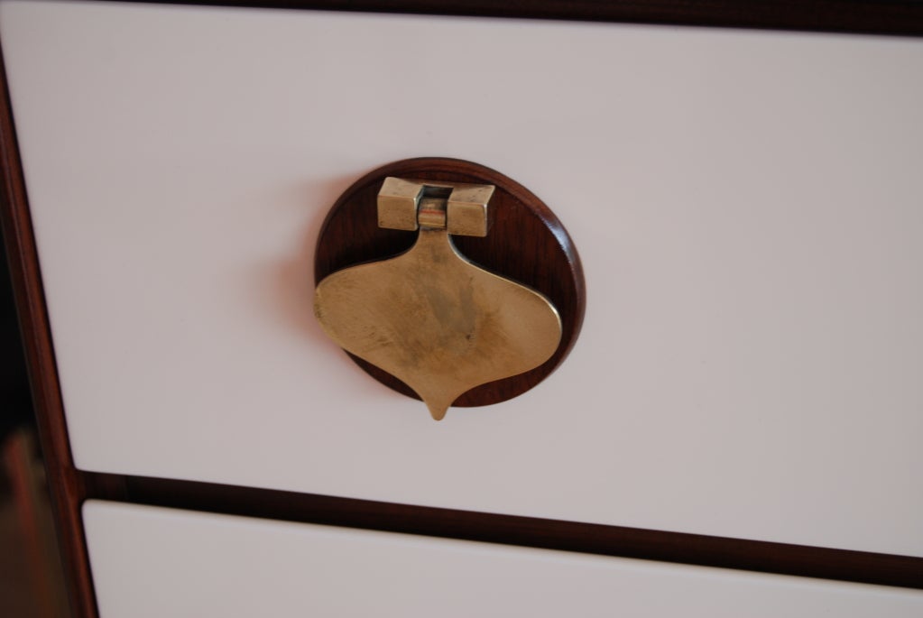 SUPERB CHEST OF DRAWERS WITH AMAZING HARDWARE at 1stdibs