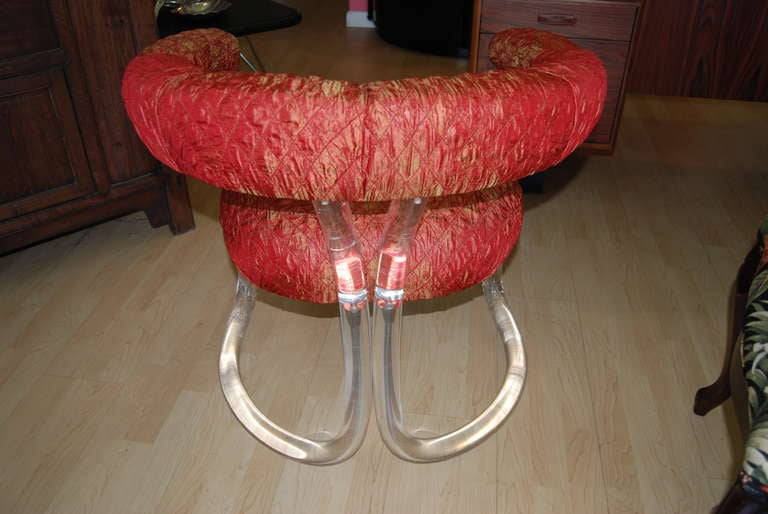 Lucite Chair In Good Condition For Sale In Miami, FL