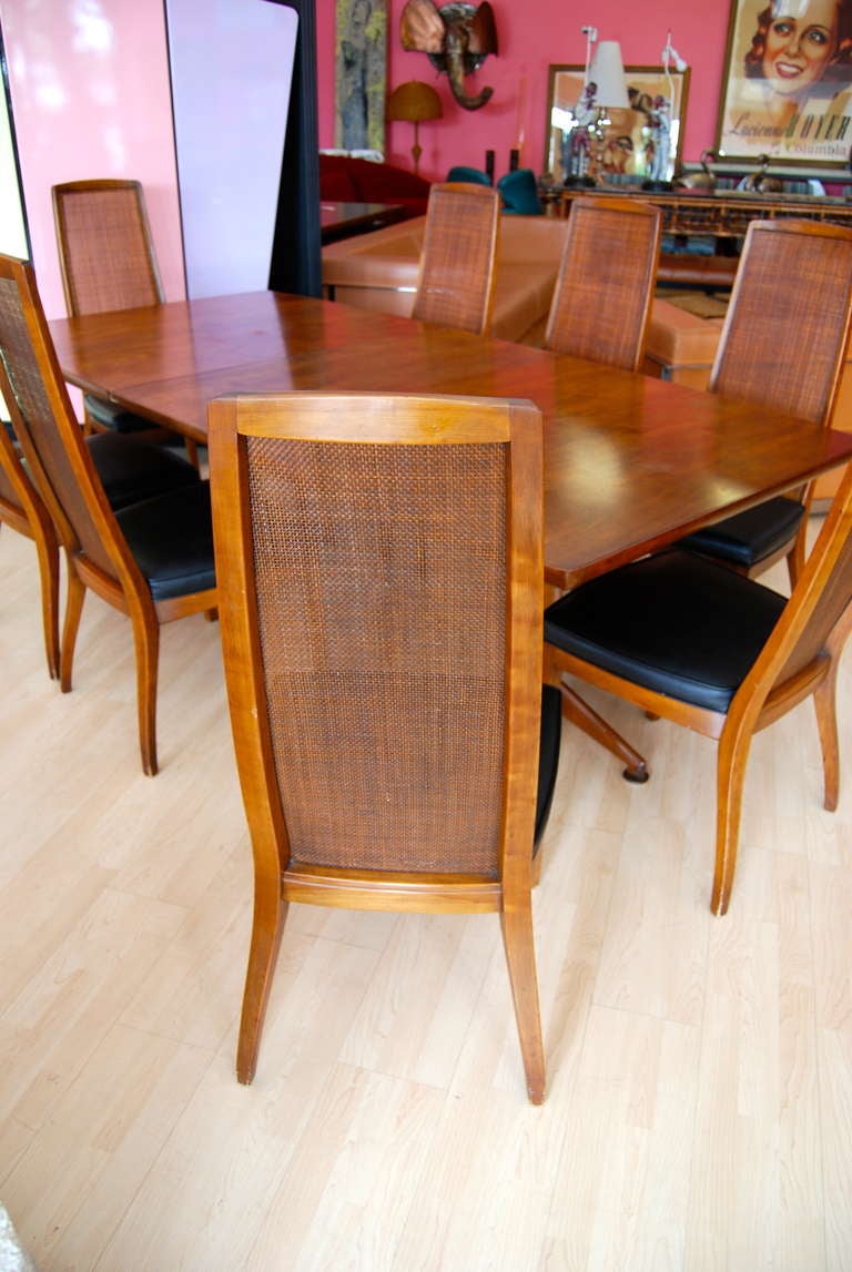 John Dining Room Table and Eight Chairs For Sale at 1stDibs