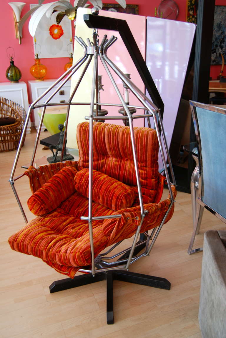 Iconic Swedish Hanging Birdcage /Parrot Chair By IB Auberg