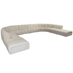 Wonderful Large Sectional Sofa in the Manner of Desede