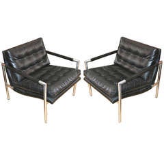 Wonderful Pair of  Harvey Probber Lounge Chairs