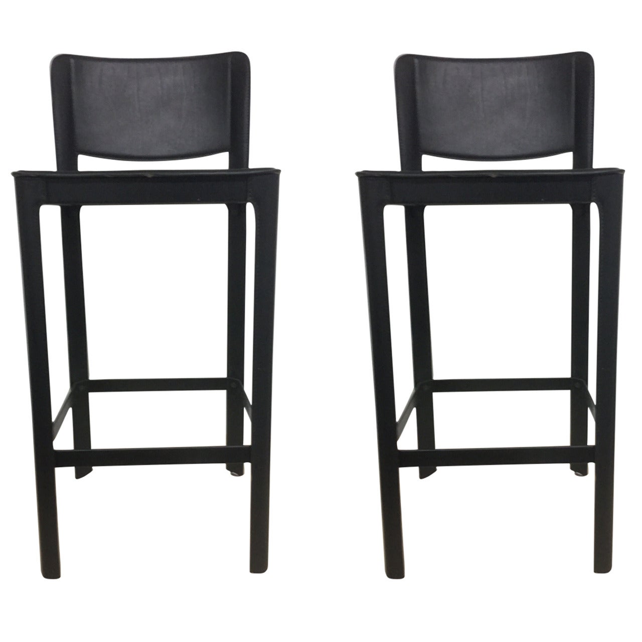 Pair of Matteo Grassi Bar Stools For Sale