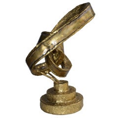 Vintage Large Brutalist Sculpture By Paul Wellington