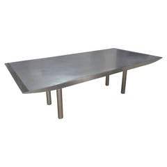 Steel Brueton Dining Room Table
