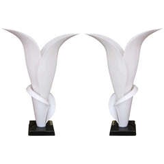 Chic Pair of Rougier Table Lamps